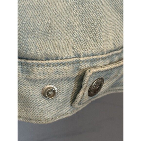 Vintage Levis Jacket Mens 2XL Blue Sherpa Lined Denim Trucker 90s USA Made - Picture 10 of 14